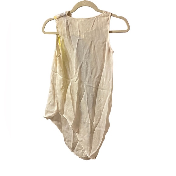 HELMUT LANG ASYMMETRICAL SILK TANK - Picture 2 of 7